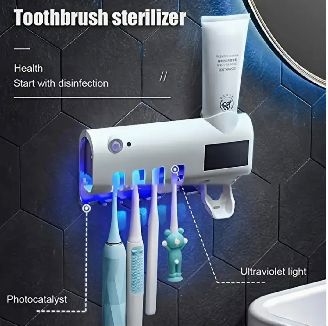 Automatic Toothbrush and Toothpaste Dispenser