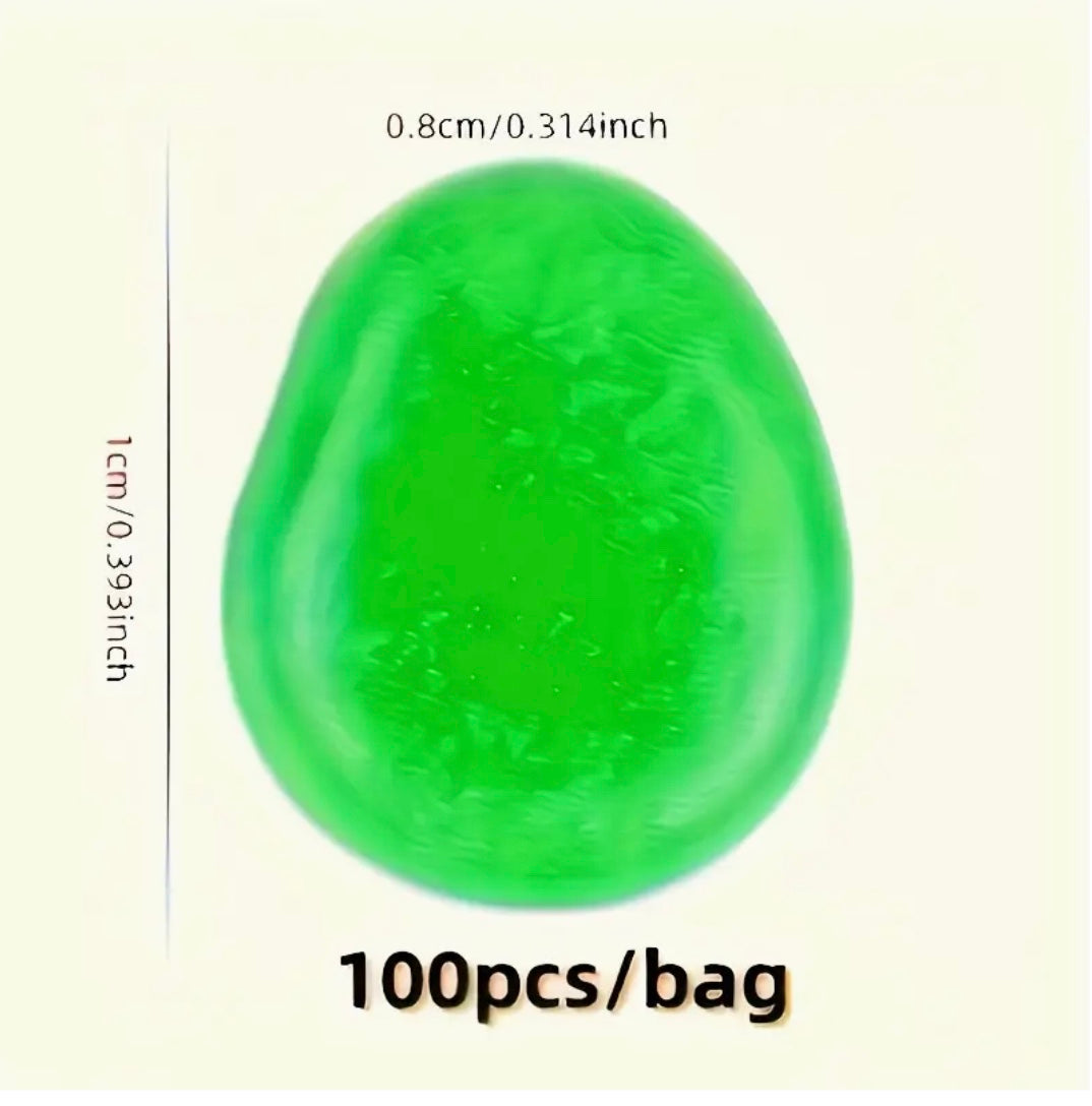 100 Pieces Glow in the Dark Garden Pebbles.