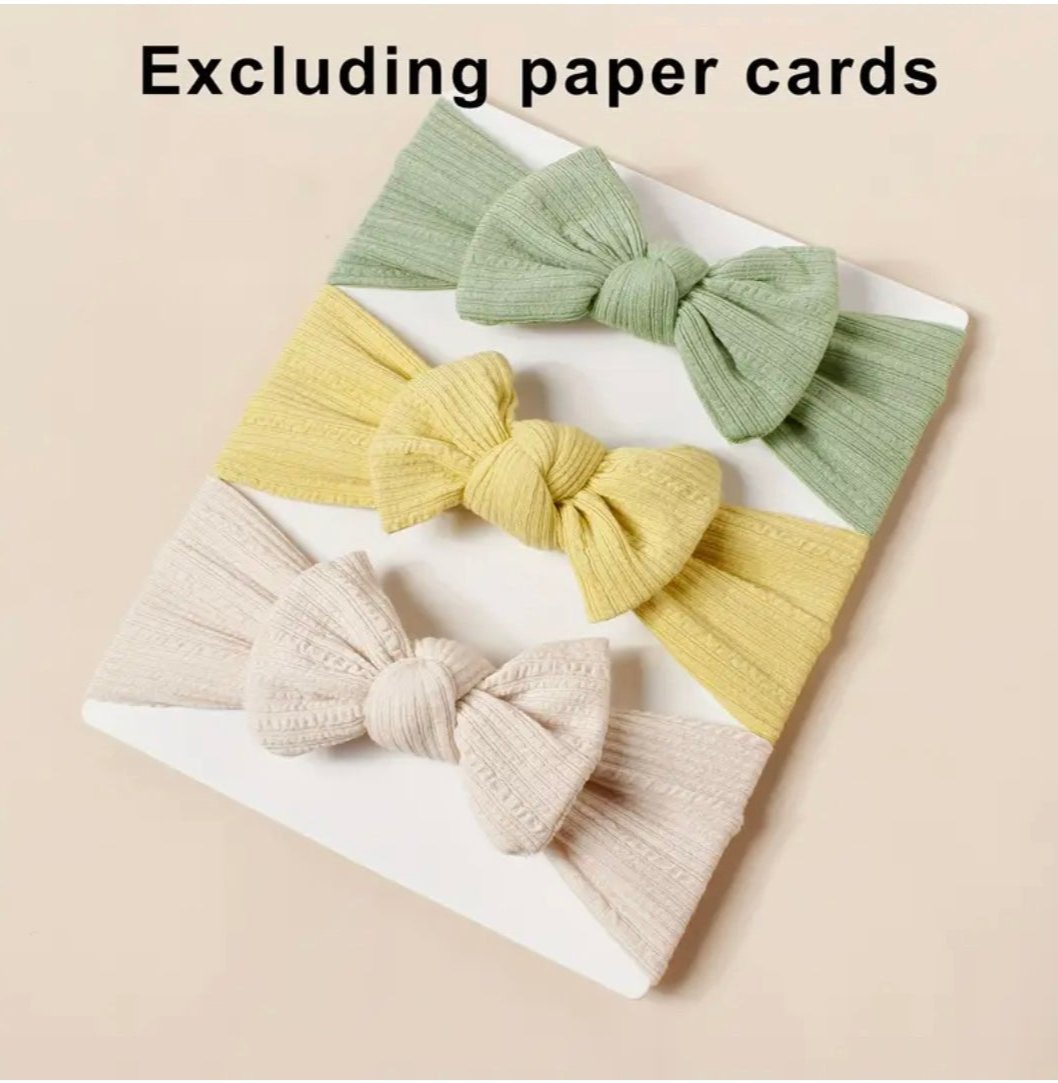 set knitted baby headbands