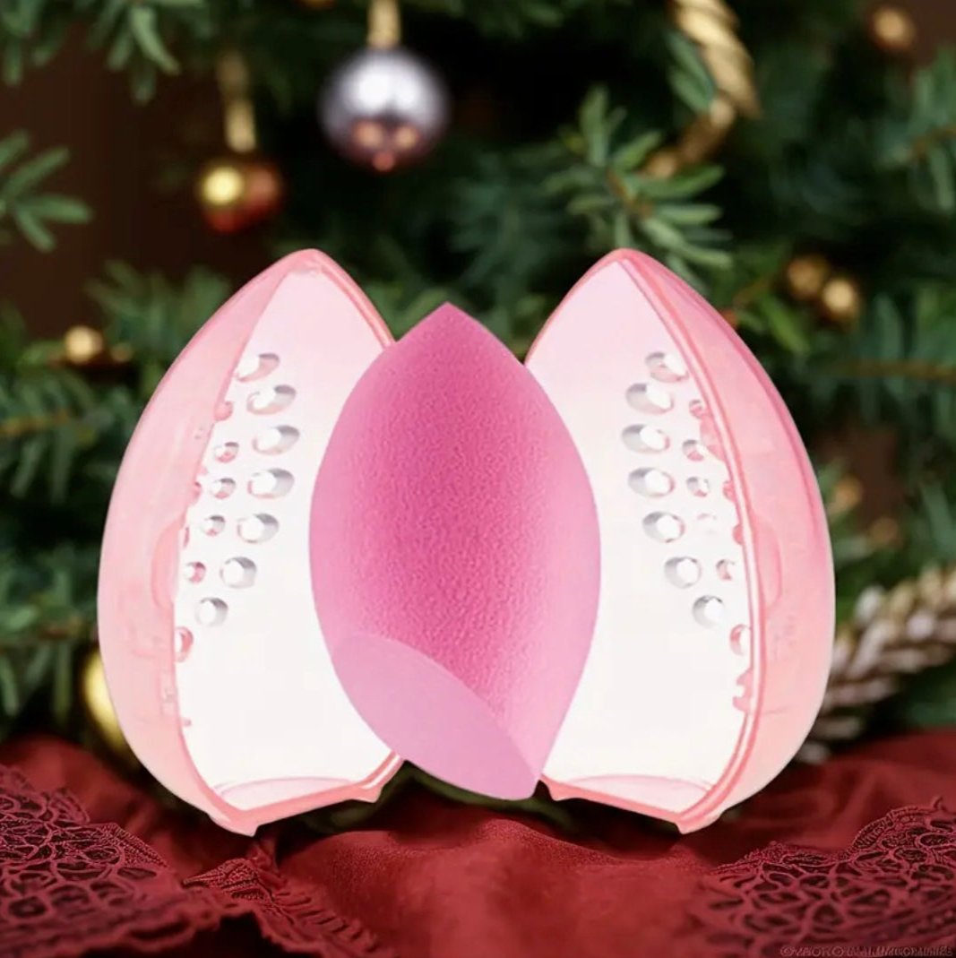 Empty Make-Up Sponge Storage Box