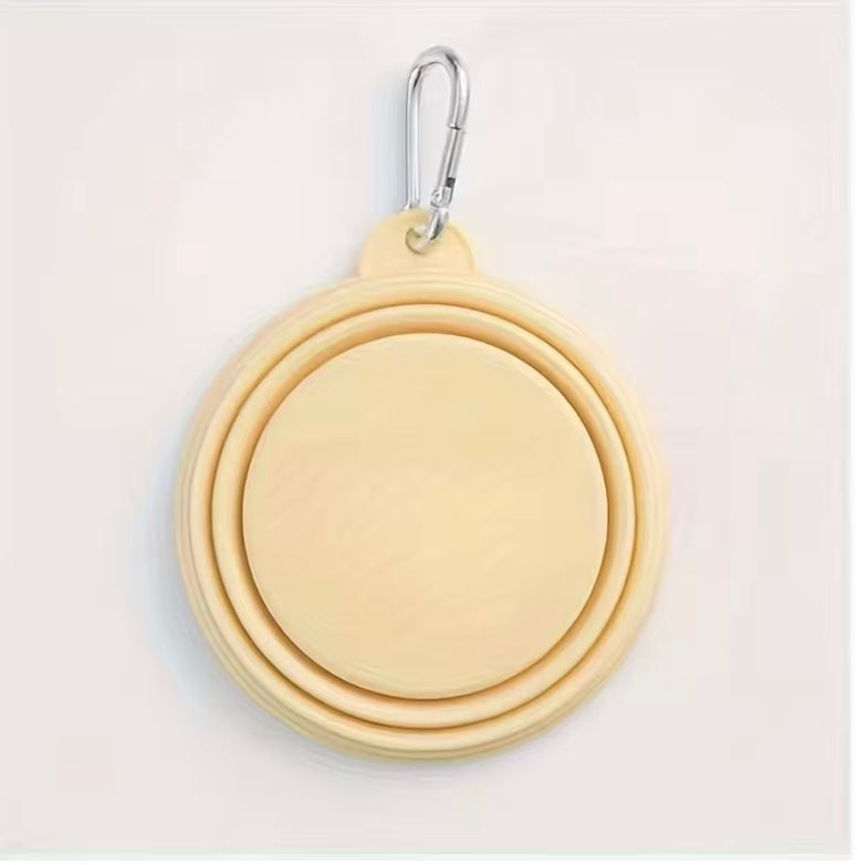 Hanging Foldable Silicone Dog Bowl
