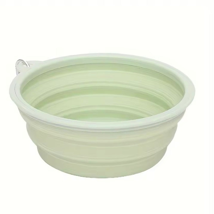 Hanging Foldable Silicone Dog Bowl
