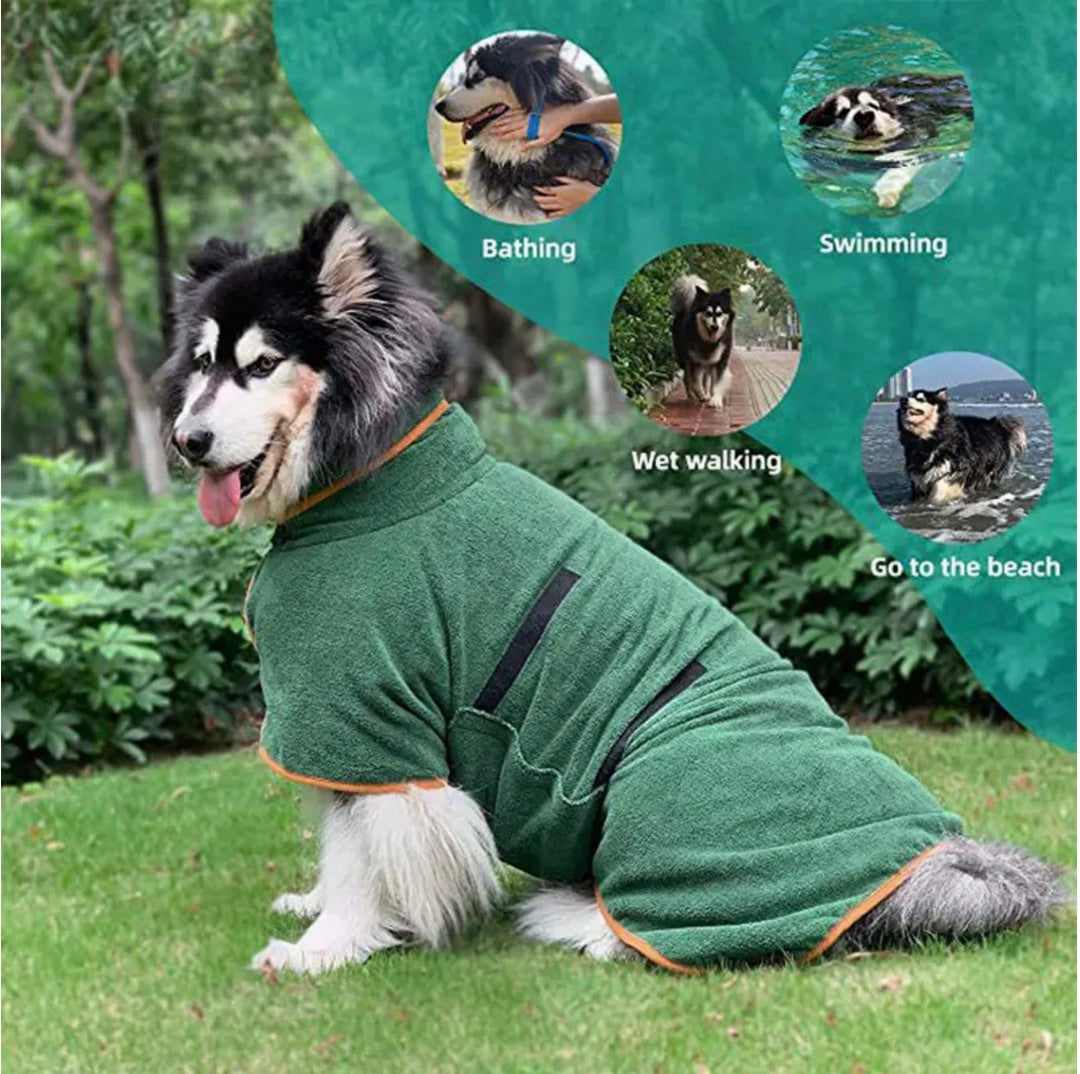 Dog Bathrobe Absorbent