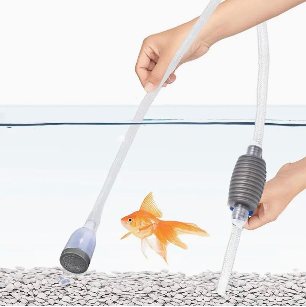 Gray Aquarium Siphon Pipe