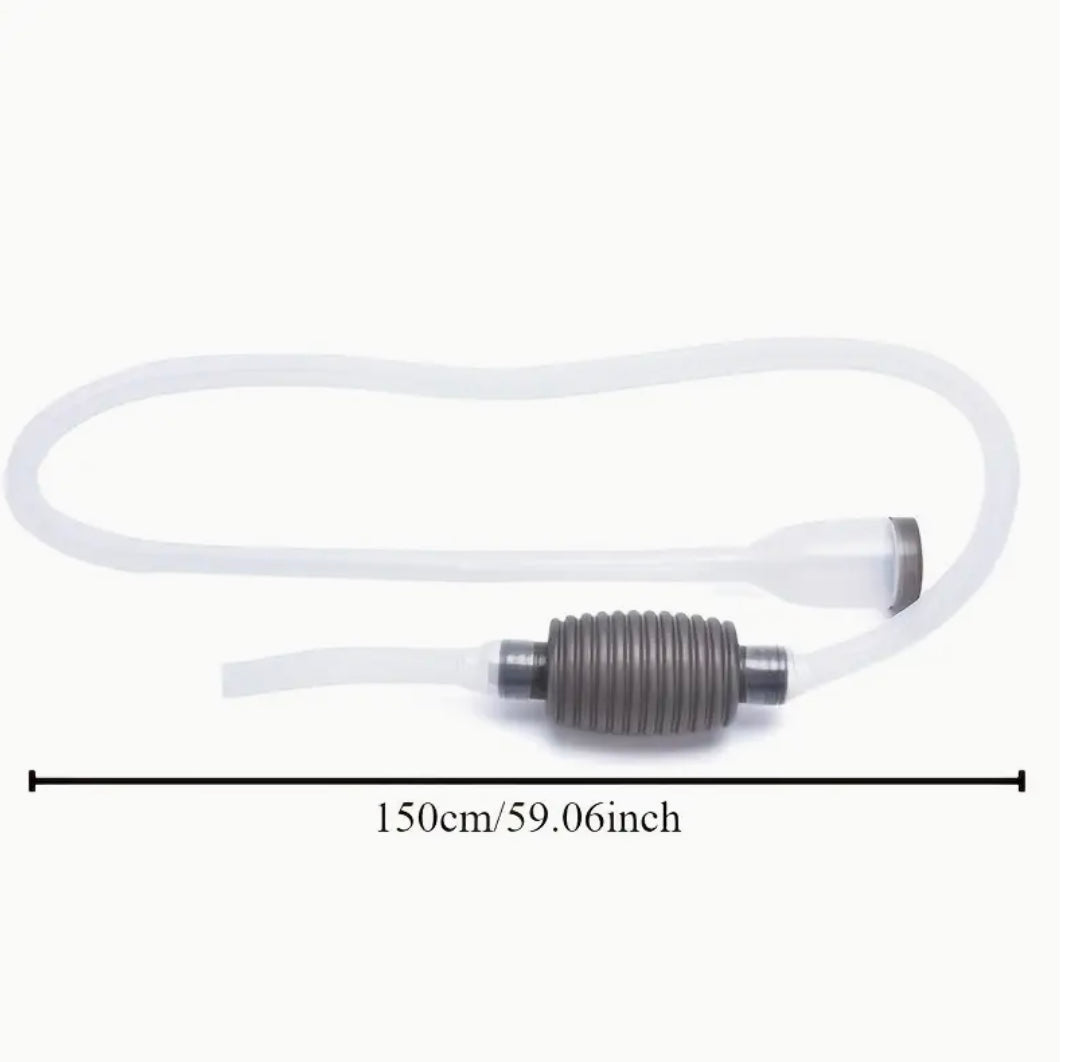 Gray Aquarium Siphon Pipe