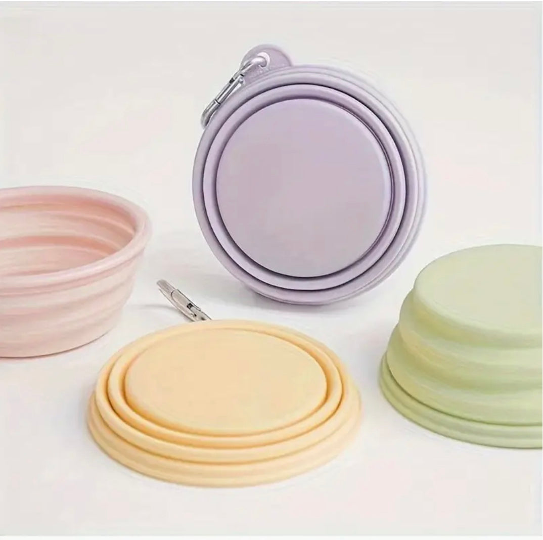 Hanging Foldable Silicone Dog Bowl