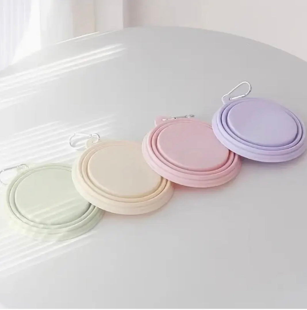 Hanging Foldable Silicone Dog Bowl