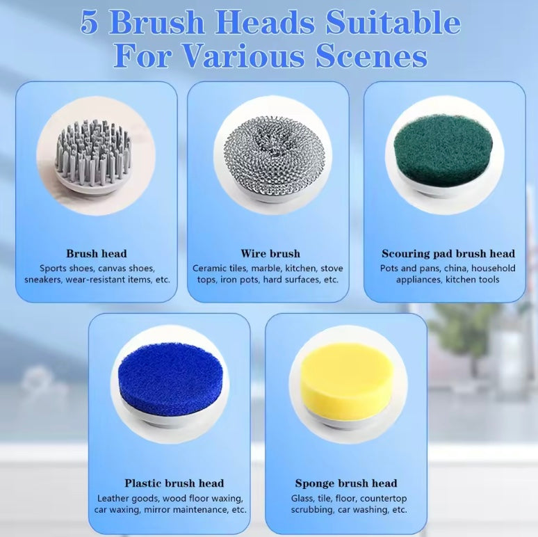 5-in-1 Electric Cleaning Brush