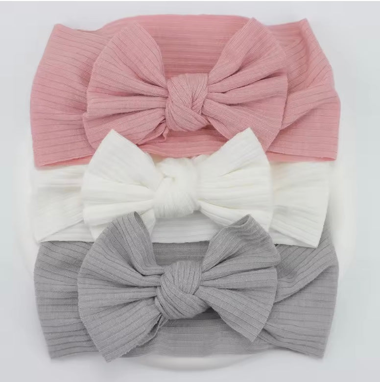 set knitted baby headbands 