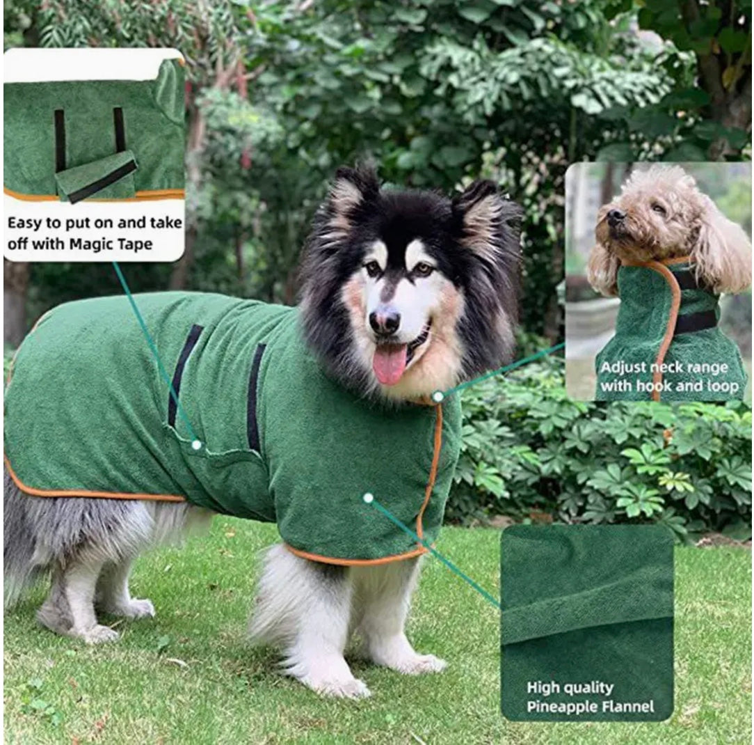 Dog Bathrobe Absorbent