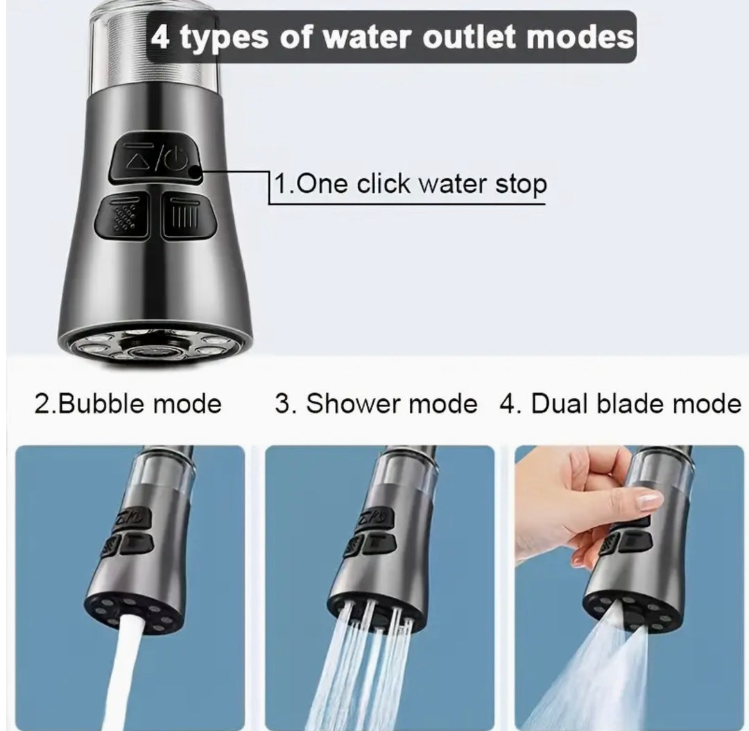 Universal 360° Rotatable Kitchen Faucet Extender