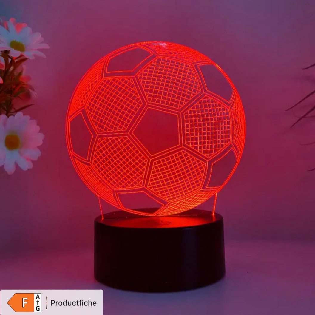 3D Nachtlampje Voetbal