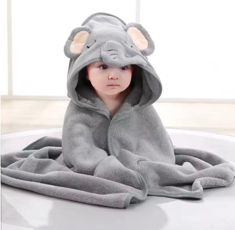 Cartoon Animal Baby Bath Towels