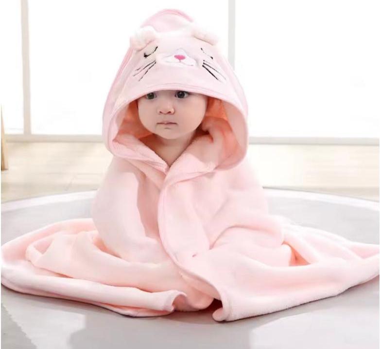 Cartoon Animal Baby Bath Towels