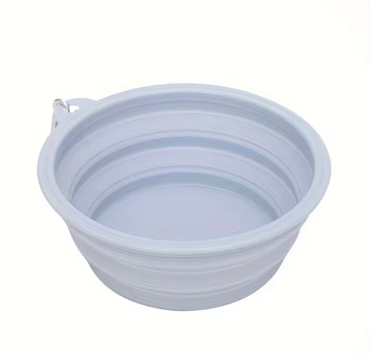 Hanging Foldable Silicone Dog Bowl